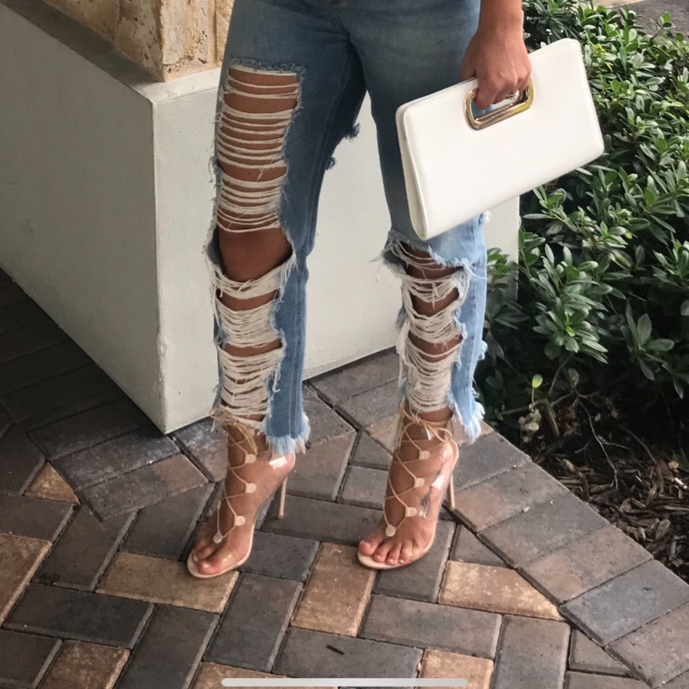 Lace Up Stilettos